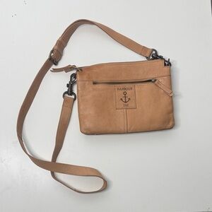 Tan Leather Crossbody Bag